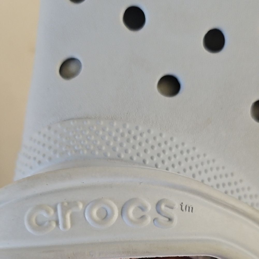 CROCS Blue Mules with Signature Perforated Design - Picture 5 of 7